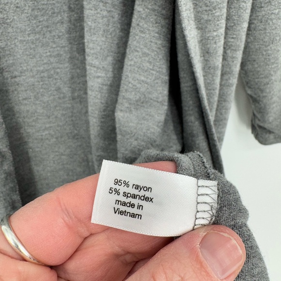 Lane Bryant Women's Gray Open-Front Cardigan - Picture 5 of 5